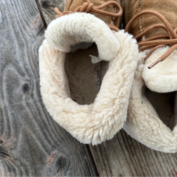 UGG Diara Foldover Suede Lace Up Booties - Picture 8 of 9